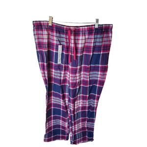Sonoma Womens Plaid Pajama Pants, XXL